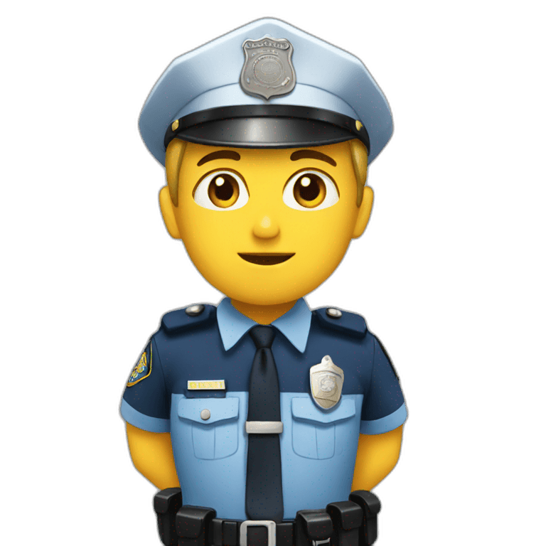 Иллюстрация инспектора для режима экзамена как в ГИБДД