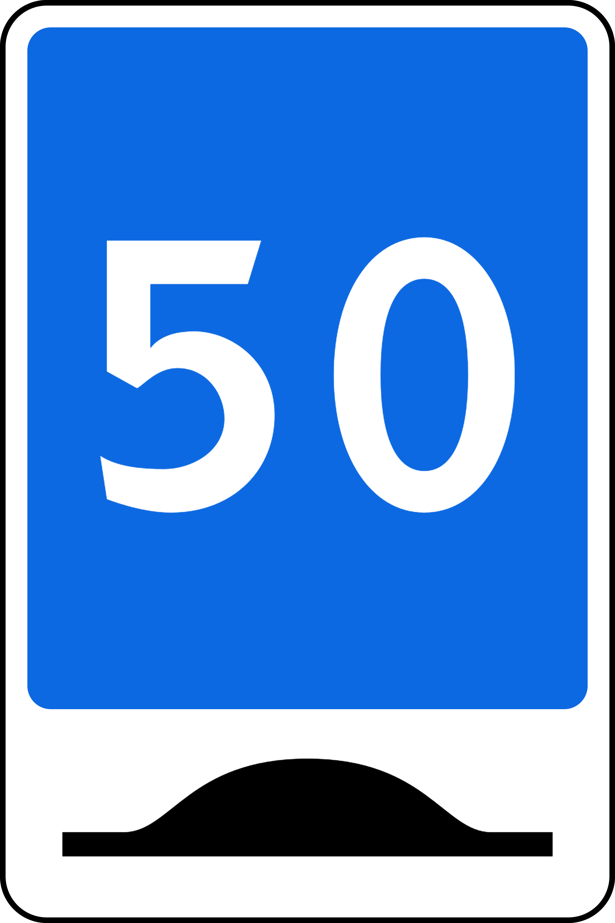 Рекомендуемая скорость при проезде искусственной неровности